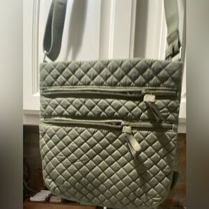 Vera Bradley Triple Zip Crossbody Purse